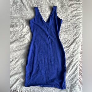 Electric Blue Bodycon Mini Dress